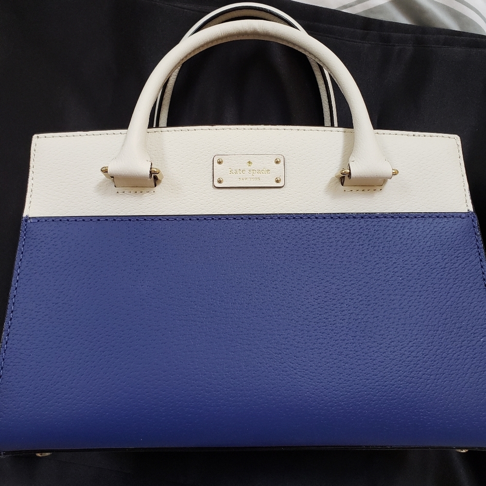 Blue and White Kate Spade Purse